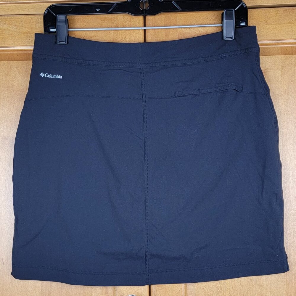 Women's Columbia Black Athletic Skort with Back Pocket - 6 - Picture 3 of 10